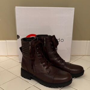 Brown Leather Women’s Waterproof Boots